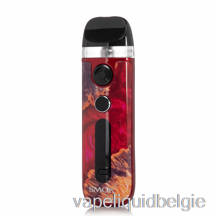 Vape België Smok Novo 5 30w Podsysteem Rood Stabiliserend Hout